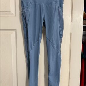 Victoria’s Secret SPORT Light Blue Athletic Leggings with mesh sides